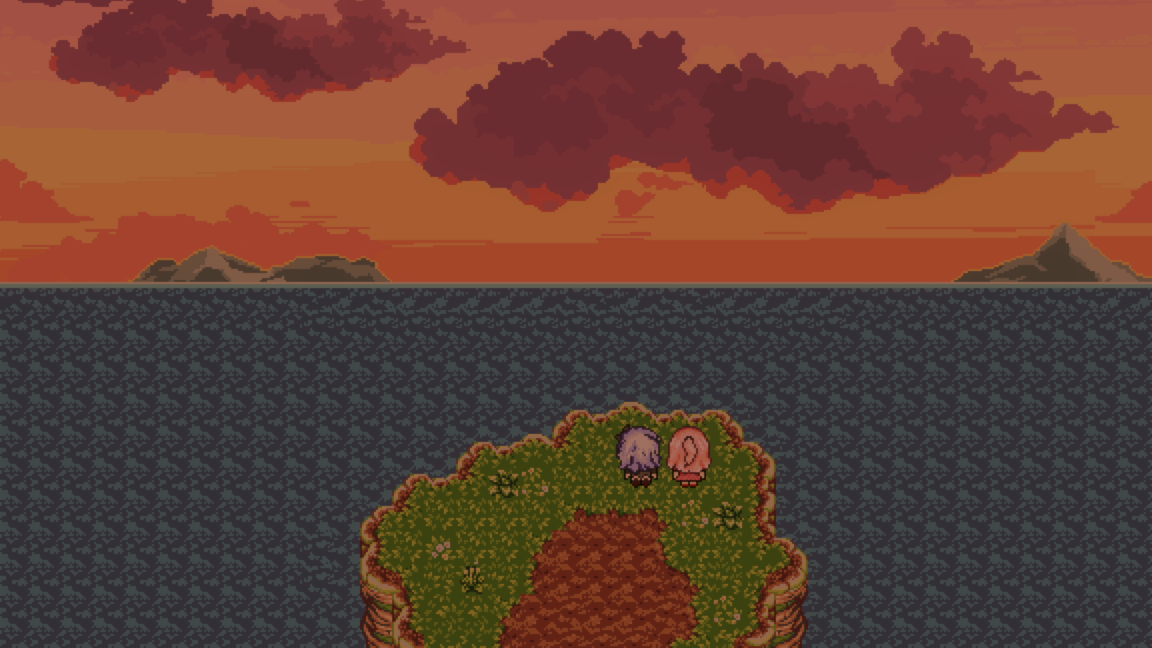 False Horizon screenshot showing a second early RPG environment